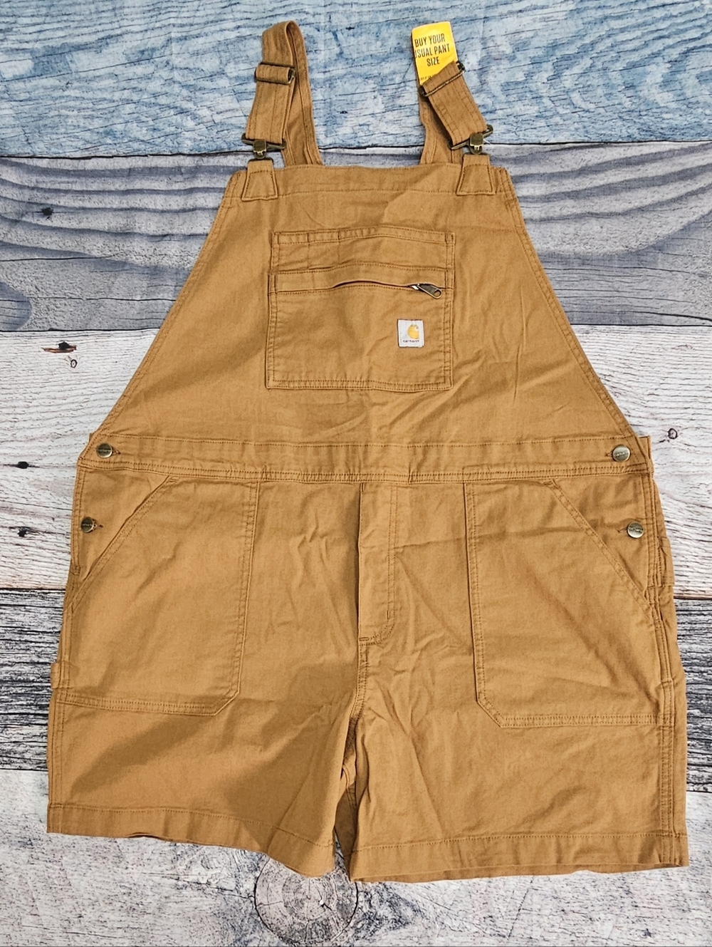 Carhartt Rugged Flex Relaxed Fit  Canvas Shortall Women's Plus Size XXL